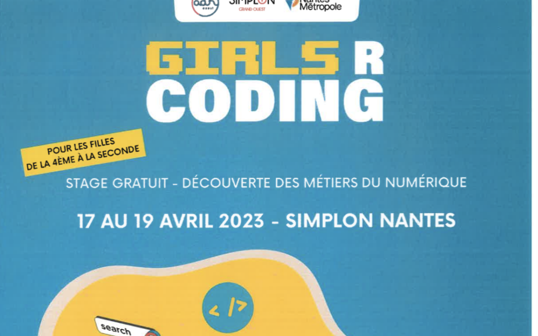 Girls R Coding, stage gratuit de découverte des métiers du numérique pour les filles