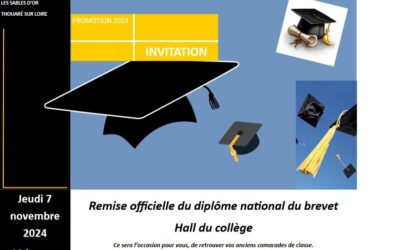 Remise du diplôme national du brevet 2024