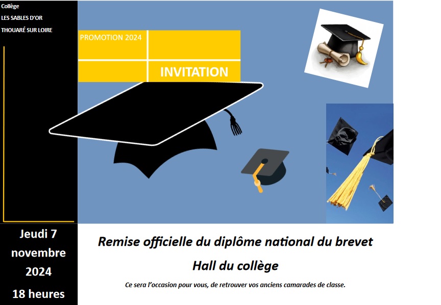 Remise du diplôme national du brevet 2024